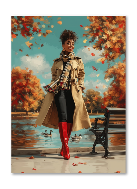 Black Fashion Girl BearBerry Dashboard Stickerbook VOL 52