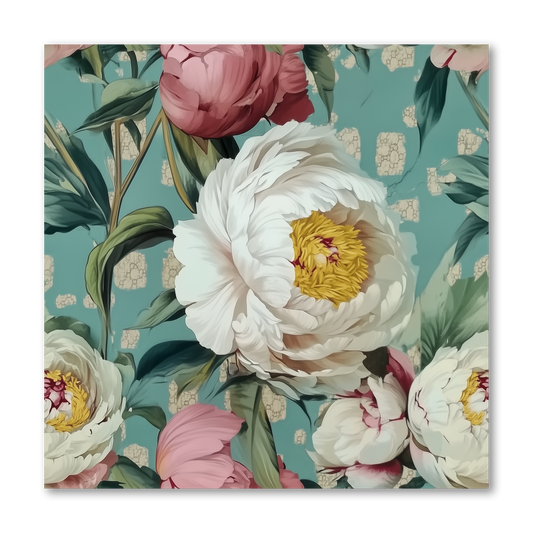 Floral pattern Dashboard Stickerbook VOL 43