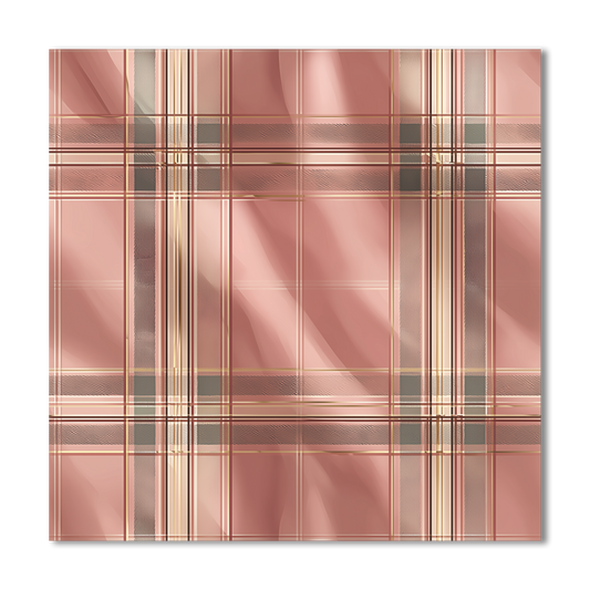 Pink Plaid Pattern Dashboard Stickerbook VOL 54 Juicy Bloom