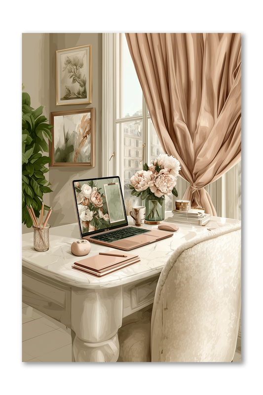 Office Scene Dashboard Quiet Luxury Collection