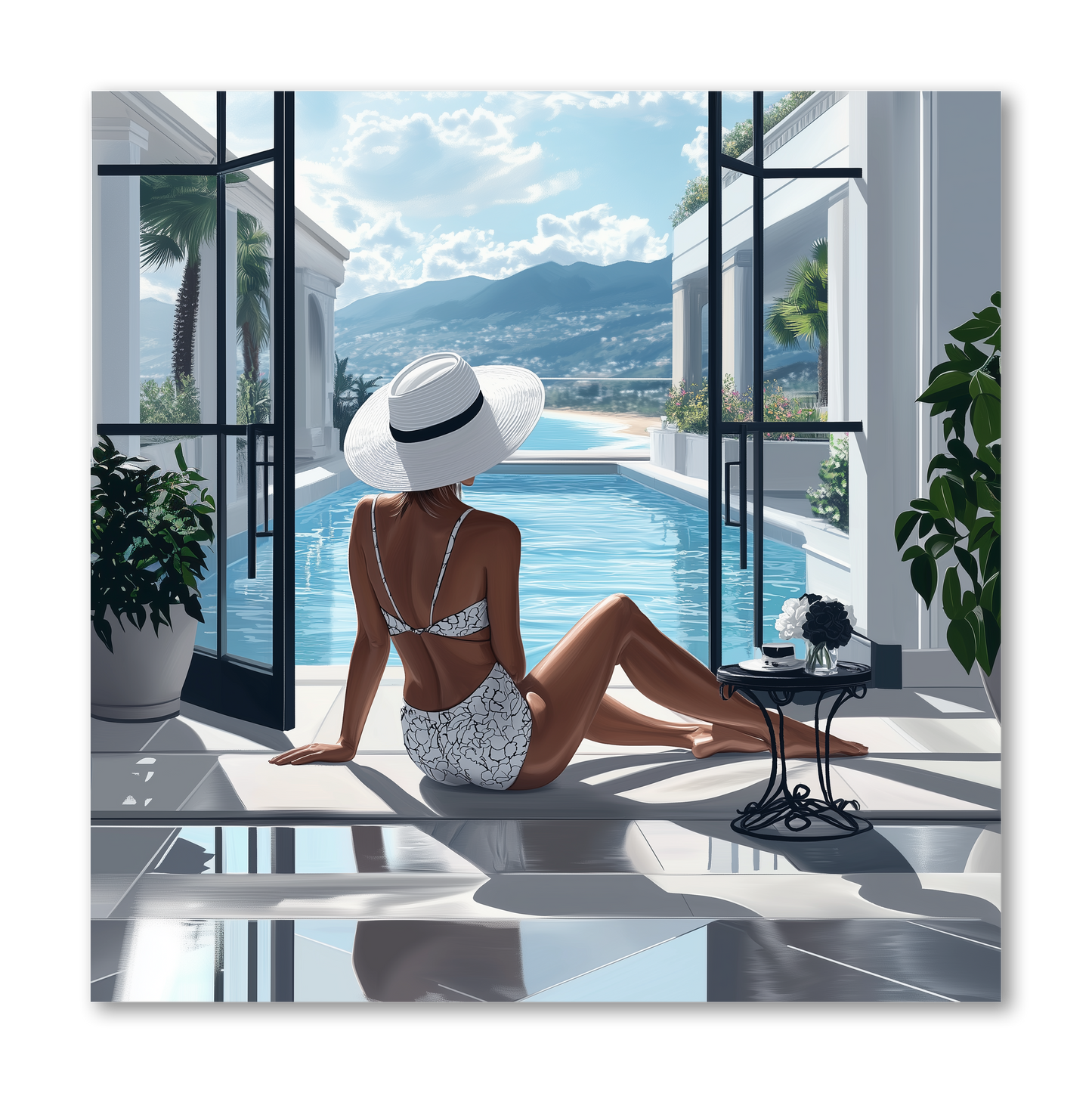 White Fashion Girl Dashboard Stickerbook VOL 42