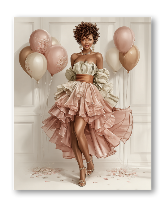 Black Fashion Girl Dashboard Dana's Birthday Bash