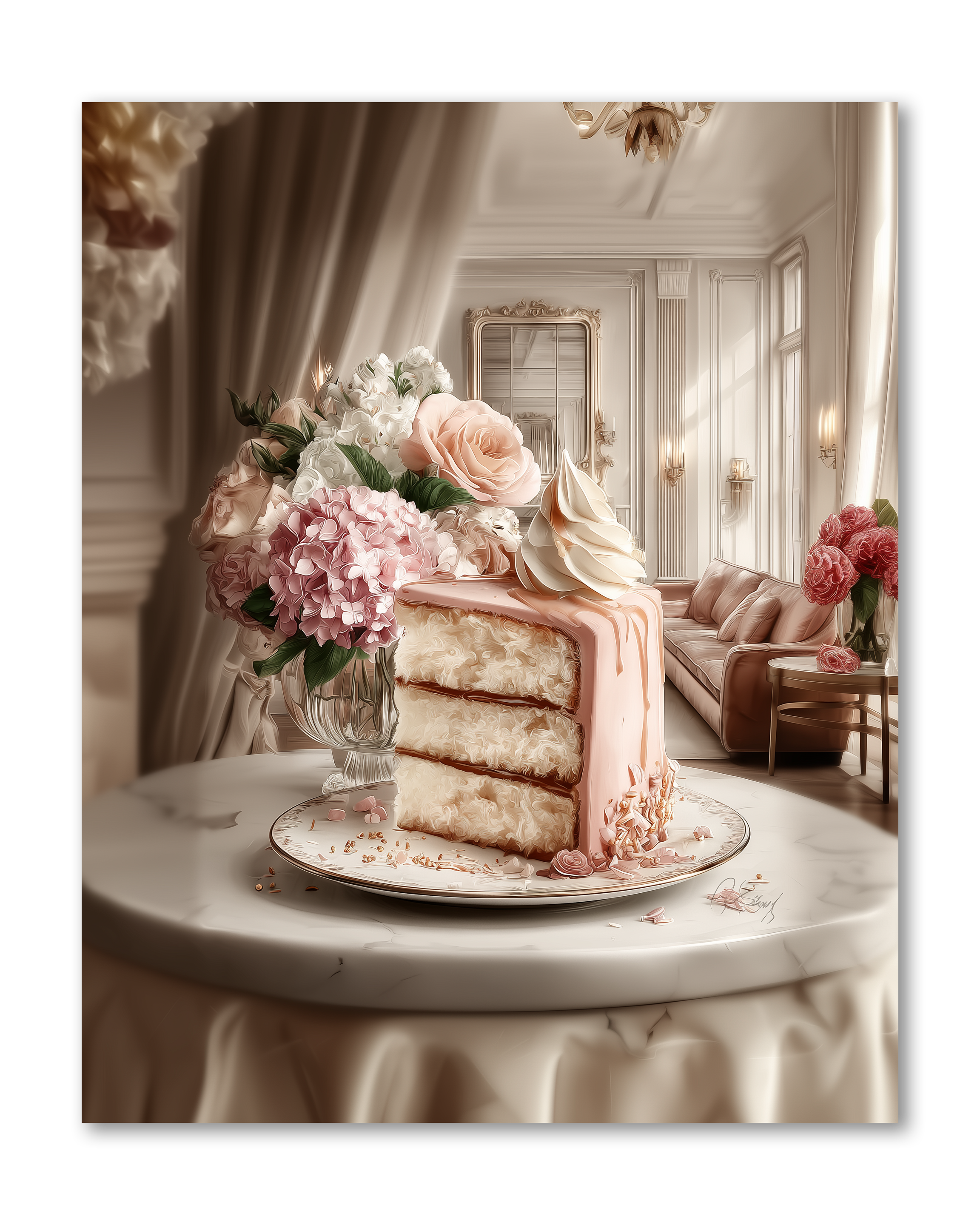 Cake Slice Dashboard Dana's Birthday Bash – Rose Shadow Collection