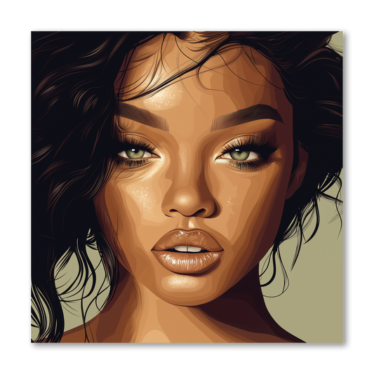 Black Fashion Girl Dashboard Stickerbook VOL 40 (Gold Foil Only)