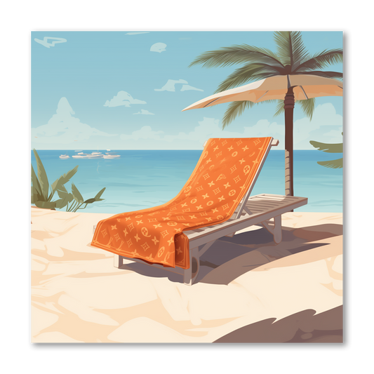 Beach Towel Dashboard Fashion Sticker Book VOL 26
