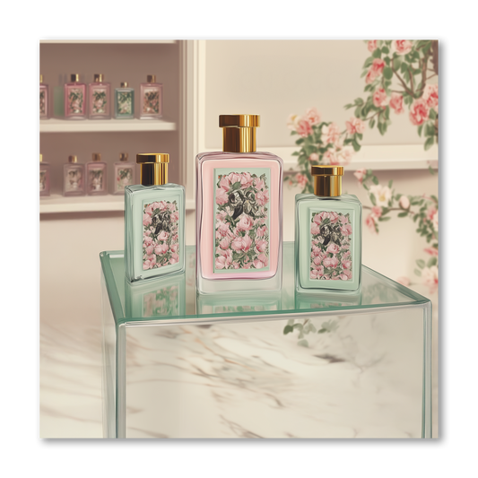 Perfume Display Dashboard Stickerbook VOL 43 (Gold Foil Only)