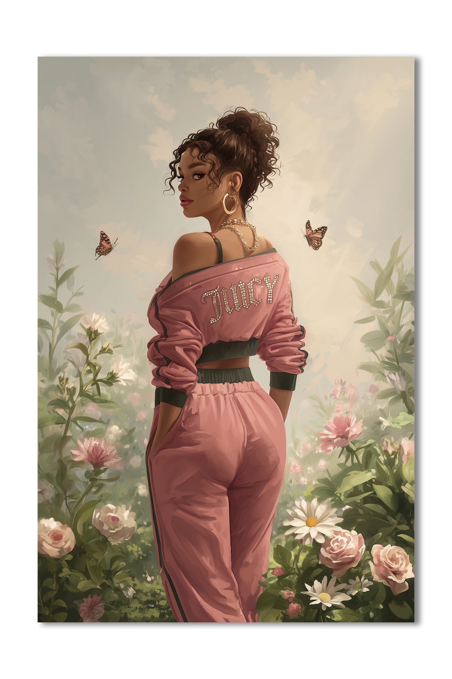 Black Fashion Girl Dashboard Stickerbook VOL 54 Juicy Bloom