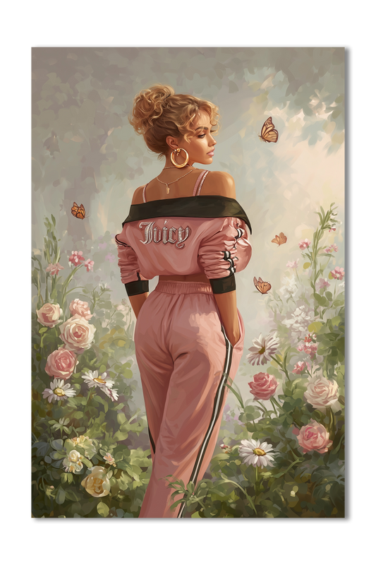 White Fashion Girl Dashboard Stickerbook VOL 54 Juicy Bloom