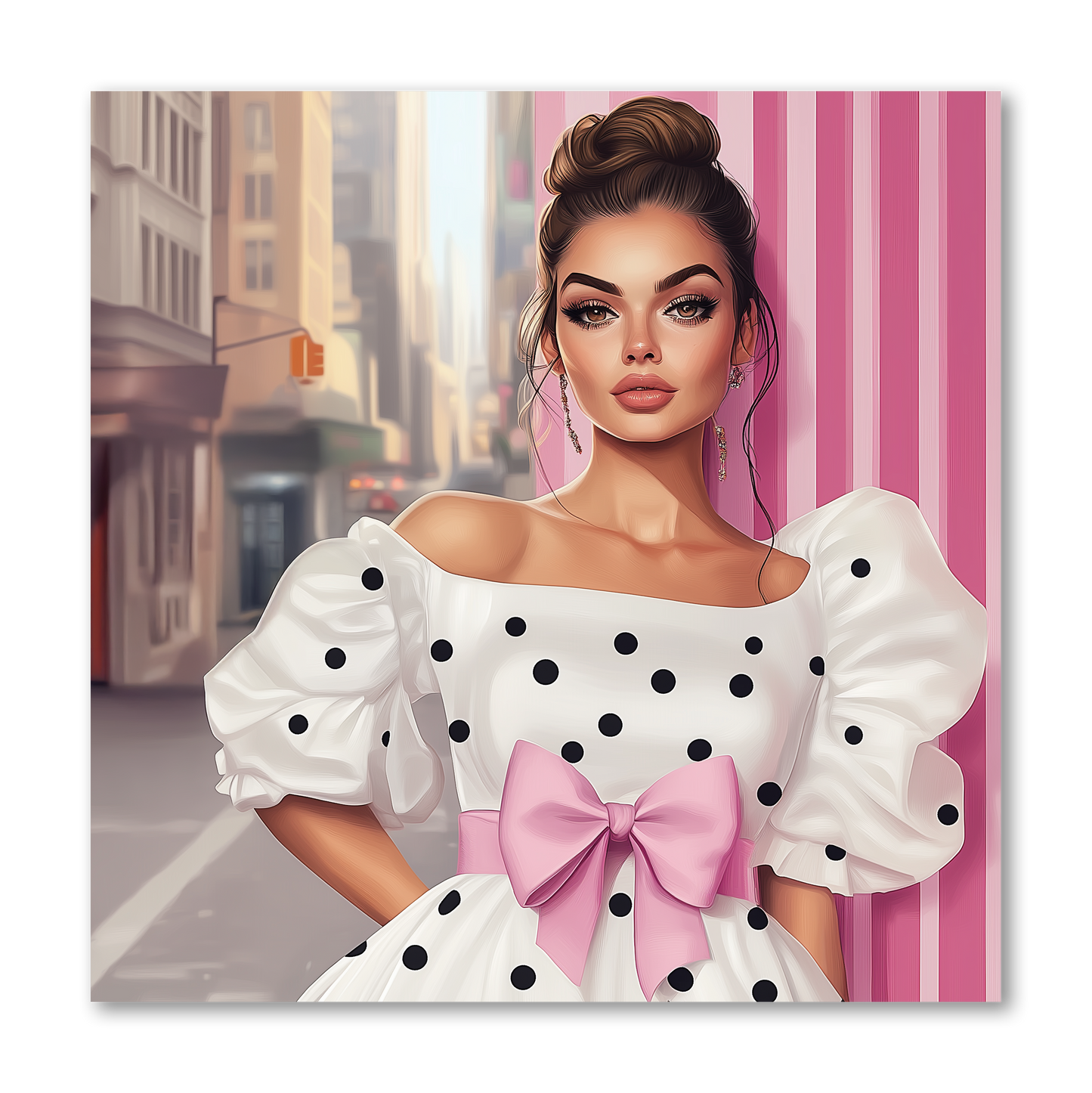 White Fashion Girl Dashboard Stickerbook VOL 45