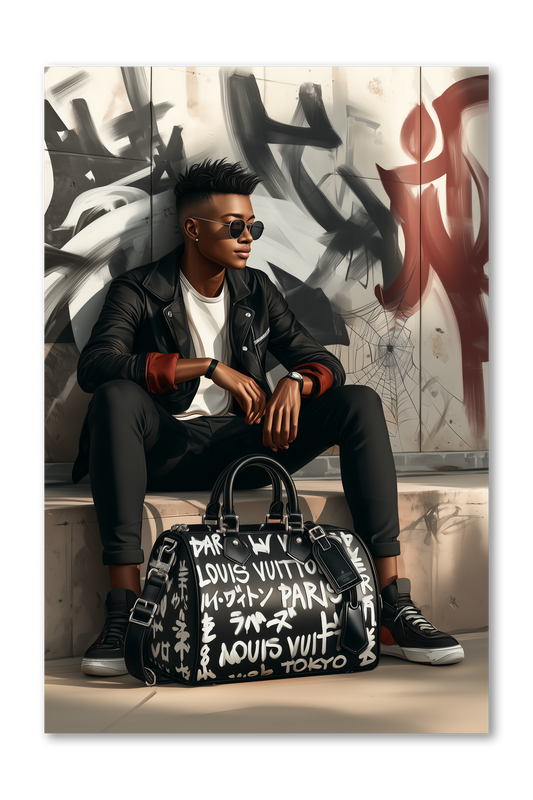 Black Fashion Boy Dashboard Midnight Graffiti Collection