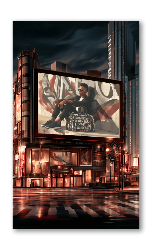 Billboard Midnight Graffiti Collection (SILVER FOIL)