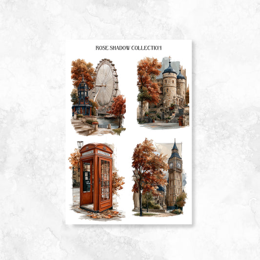 monuments Sheet BearBurry Collection Journaling sheet