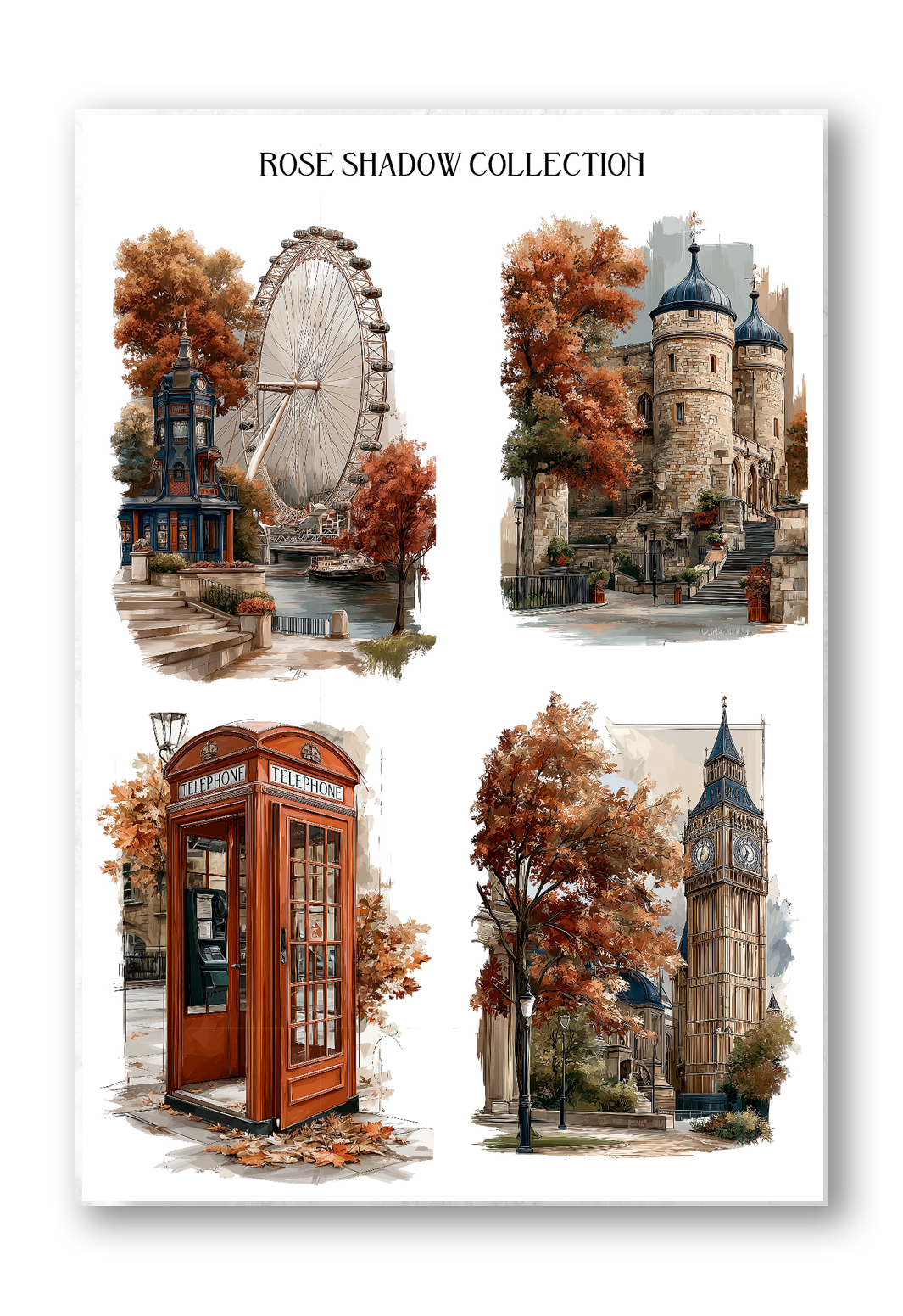 monuments Sheet BearBurry Collection Journaling sheet