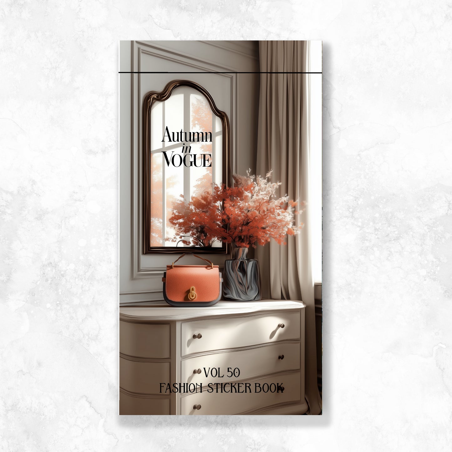 Autumn in Vague Exclusive Fashion Sticker Book VOL 50