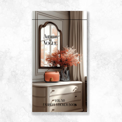 Autumn in Vague Exclusive Fashion Sticker Book VOL 50