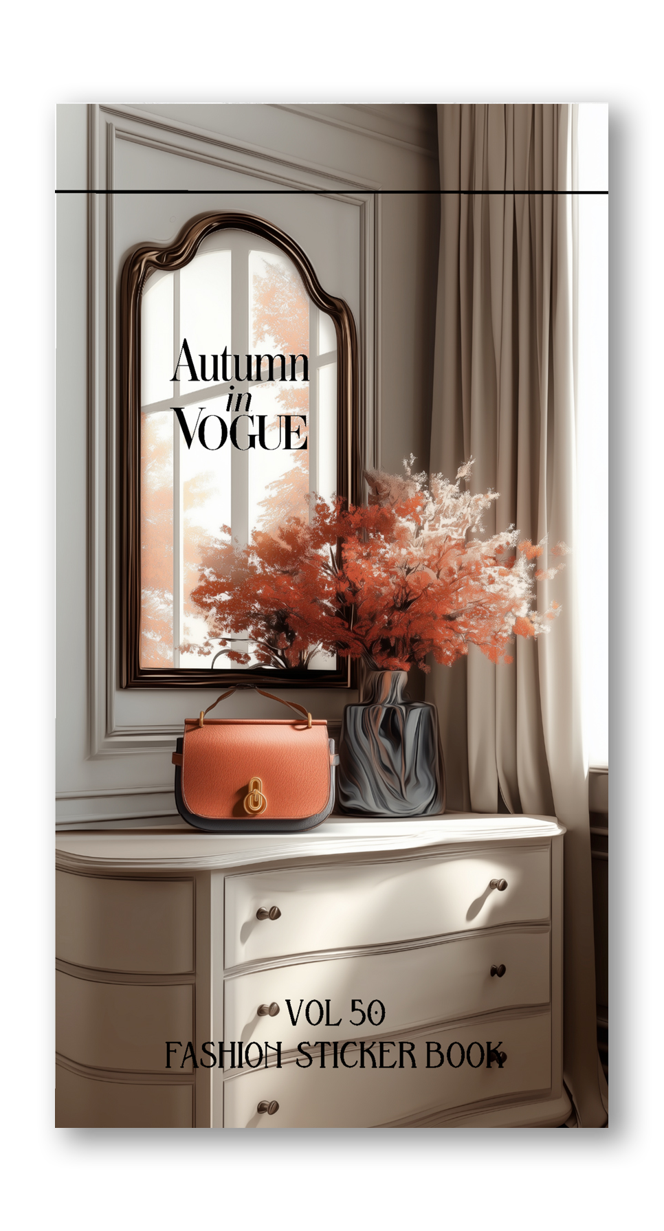 Autumn in Vague Exclusive Fashion Sticker Book VOL 50