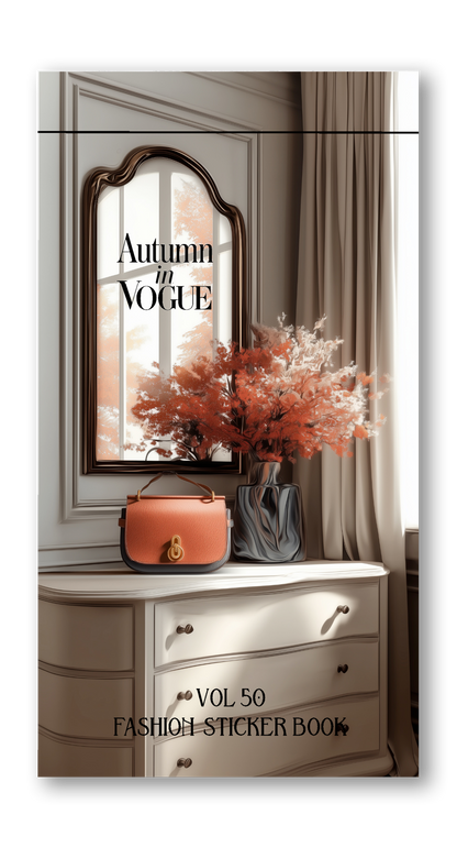 Autumn in Vague Exclusive Fashion Sticker Book VOL 50
