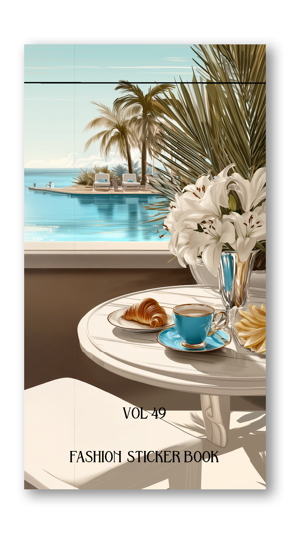 Tropics Fashion Sticker Book VOL 49