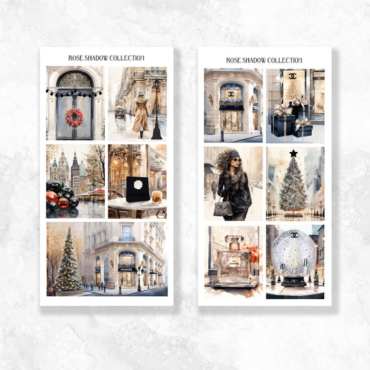 Chanel Christmas Exclusive Fashion Sticker Book (VOL 17)