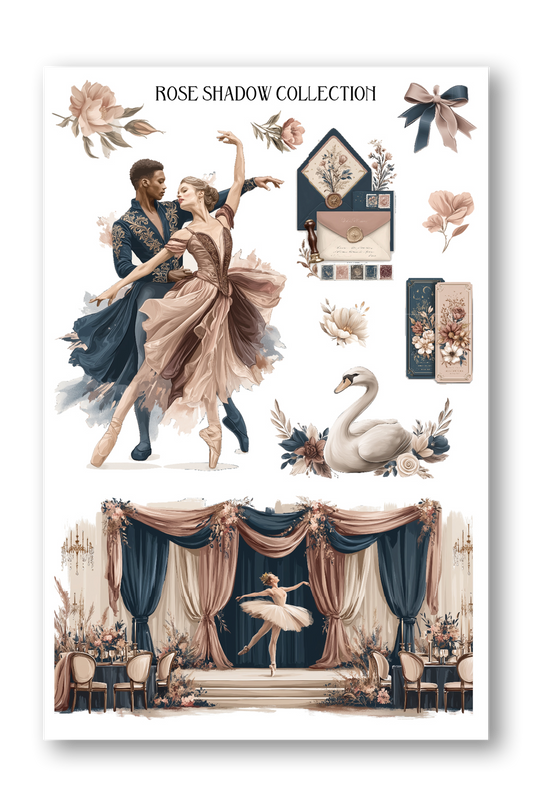 Swan Lake Journaling Sheets VOL 51