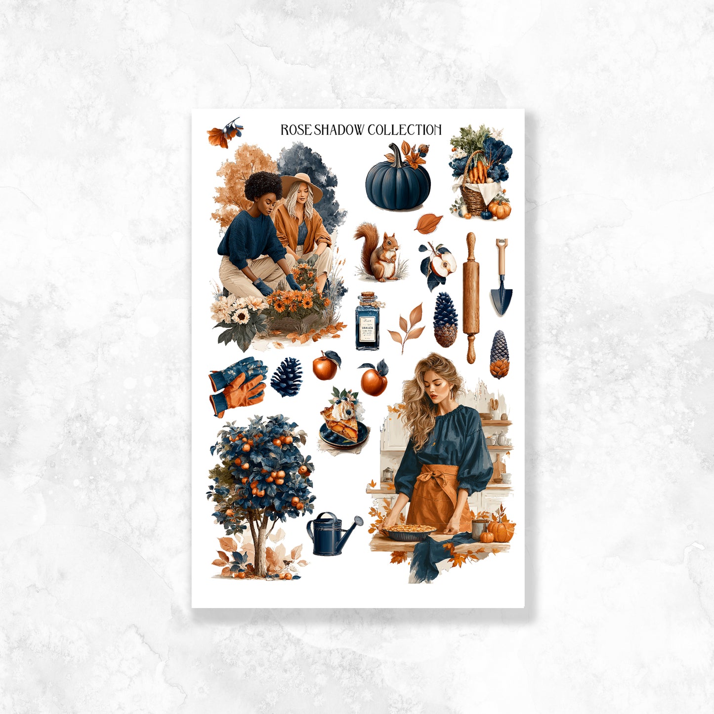 Fall Activity sheet Autumn In Vague Journaling Sheets VOL 50