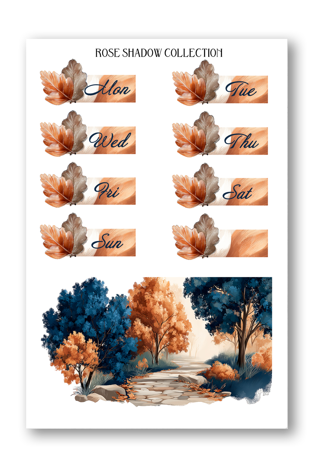 Autumn in Vague Journaling Collection VOL 50