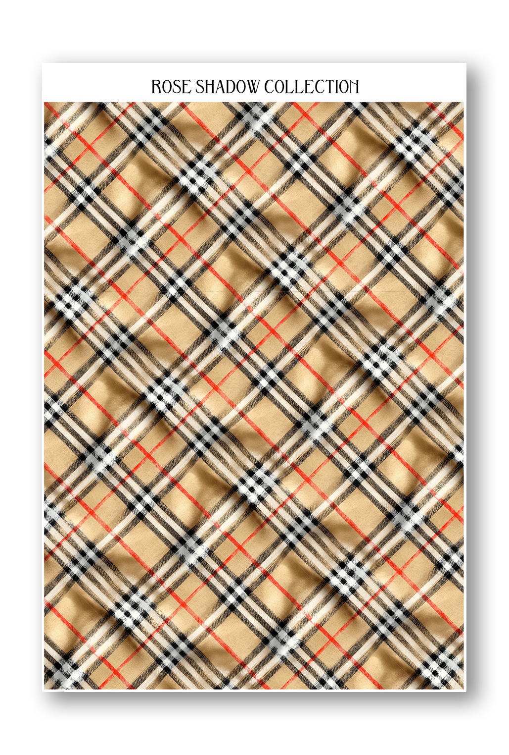 Plaid Washi Pattern BearBurry Collection Journaling sheet