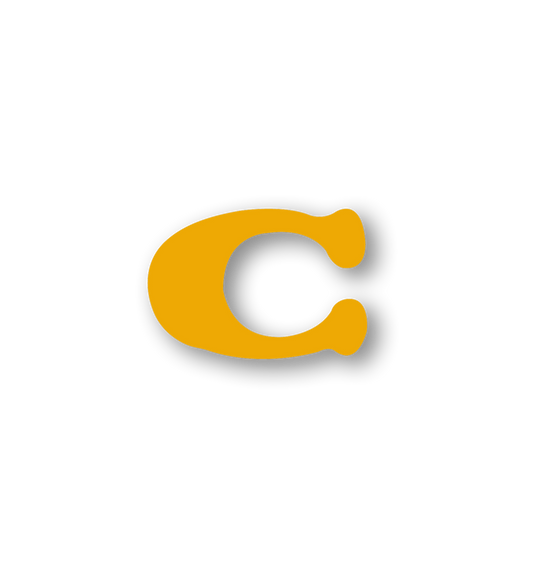 C Metal Decal