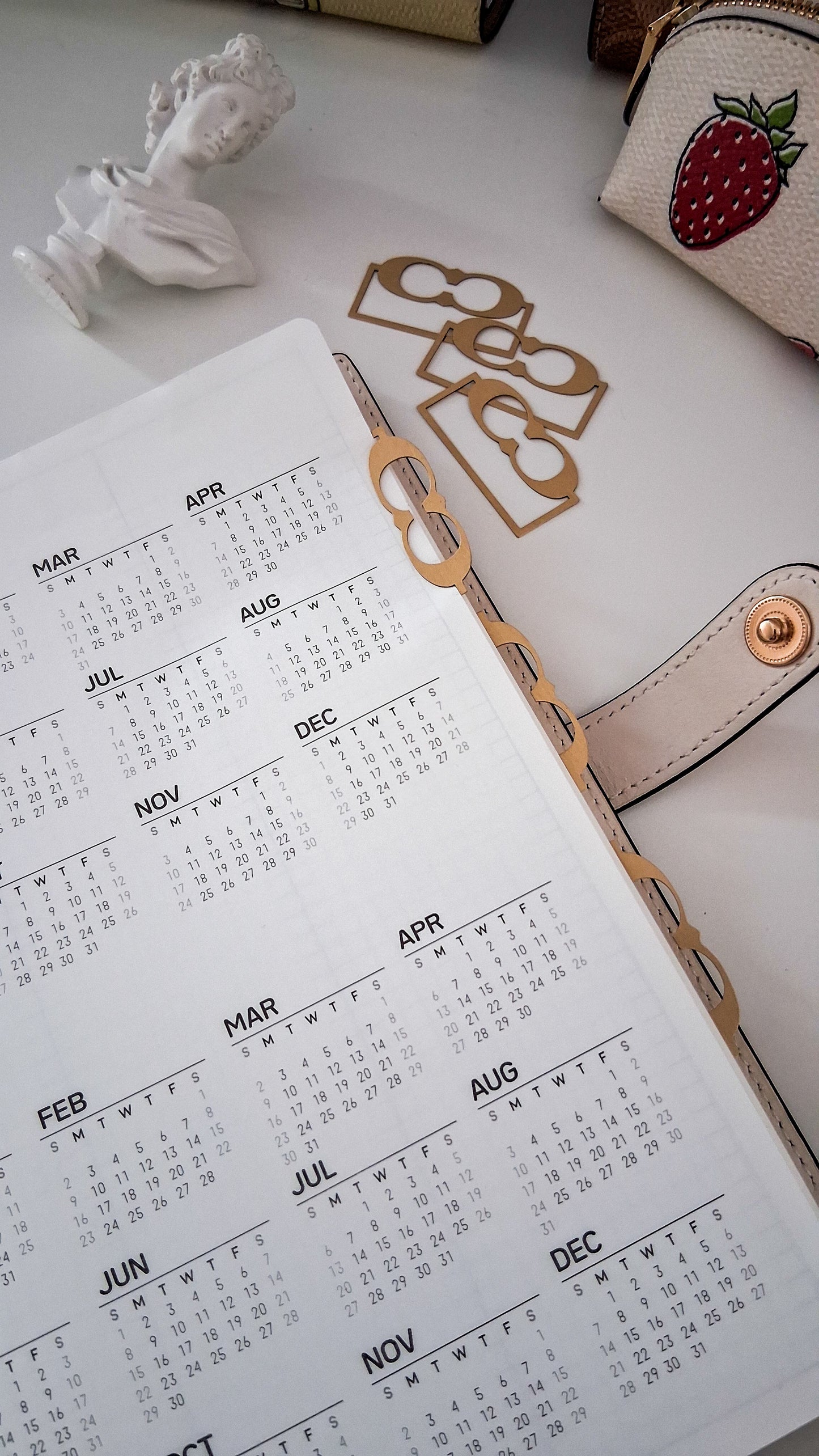 Strawberry Crush Collection Bookmark tabs (SET OF 2)