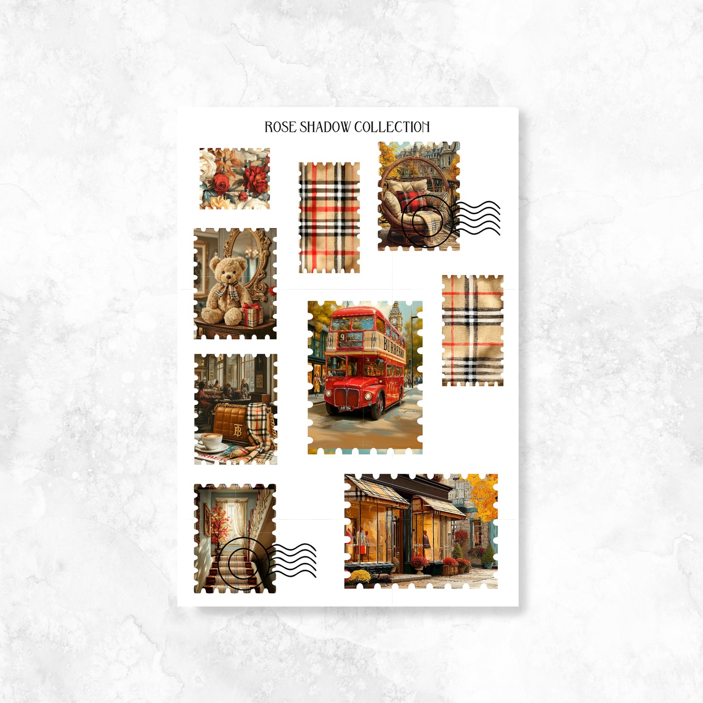Stamps BearBurry Collection Journaling sheet
