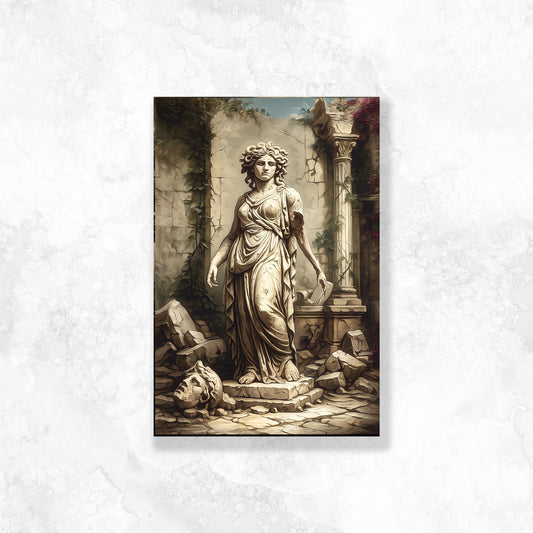 Medusa Statue Dashboard Stickerbook VOL 47  Emerald Curse