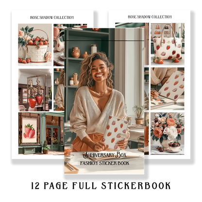 Strawberry Crush Anniversary Sticker Book ONLY