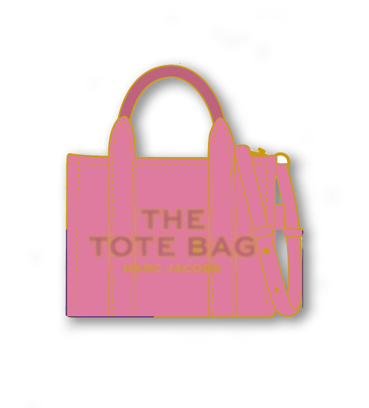 Pink Bag Magnetic Pins