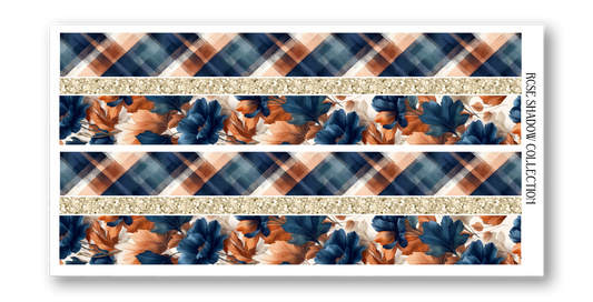 Bottom Washi Add on sheet Autumn in Vague Stickerbook VOL 50