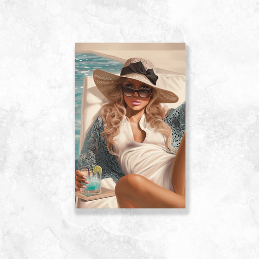 White Fashion Girl Dashboard Stickerbook VOL 49