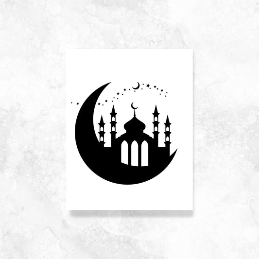 Ramadan Crescent  Vellum