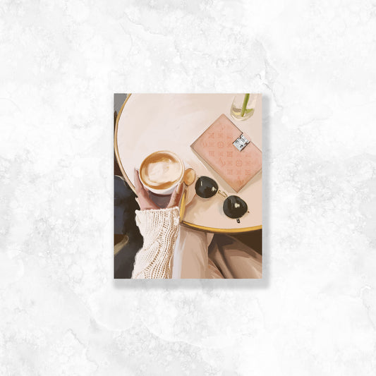 LV Coffee and Pink Planner