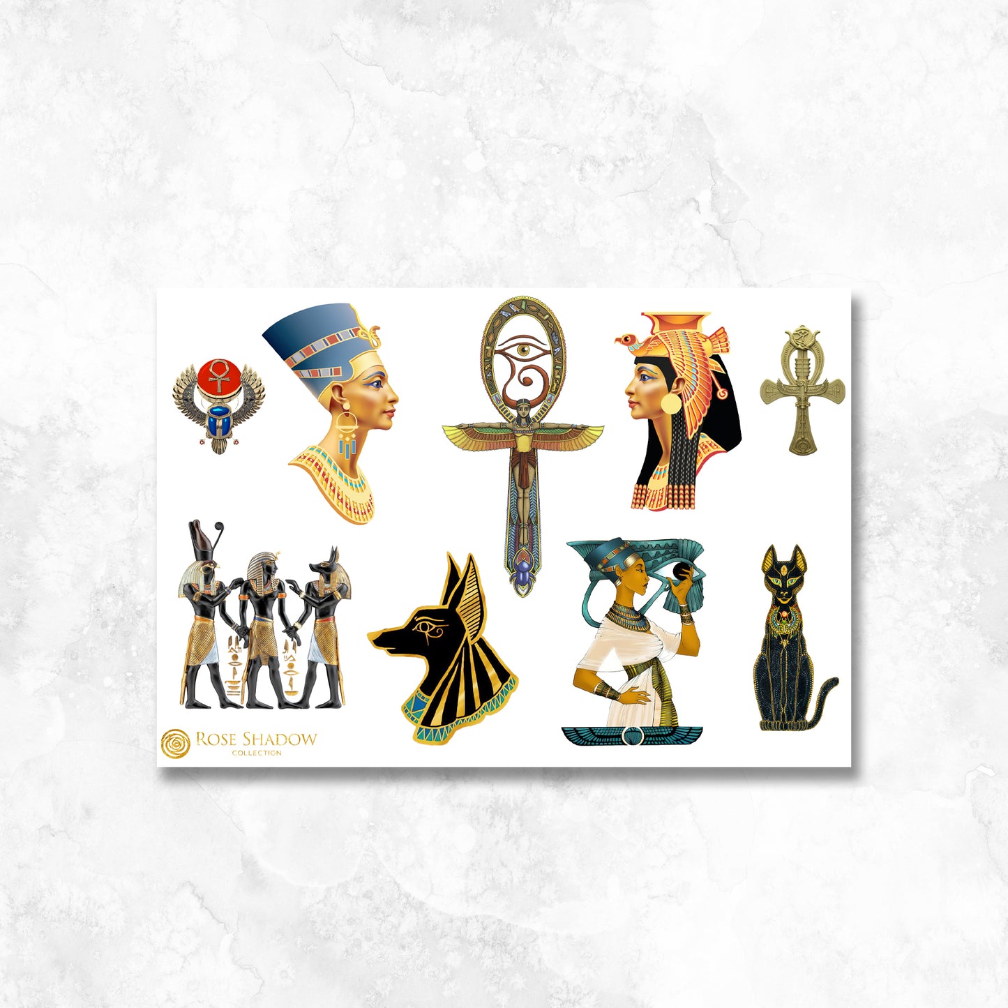 Ancient Egypt Deco Sheet