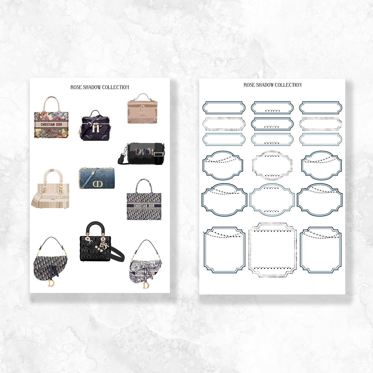 Dior Exclusive Fashion Sticker Book (VOL 5 )